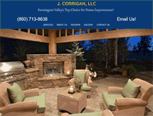 Tablet Screenshot of jcorriganllc.com